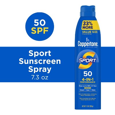 Coppertone Sport Sunscreen Spray SPF 50 7.3oz