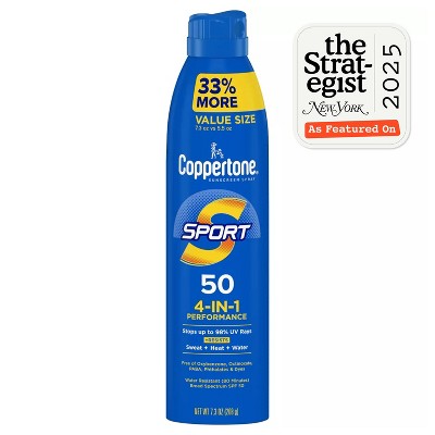 Coppertone Sport Sunscreen Spray SPF 50 7.3oz