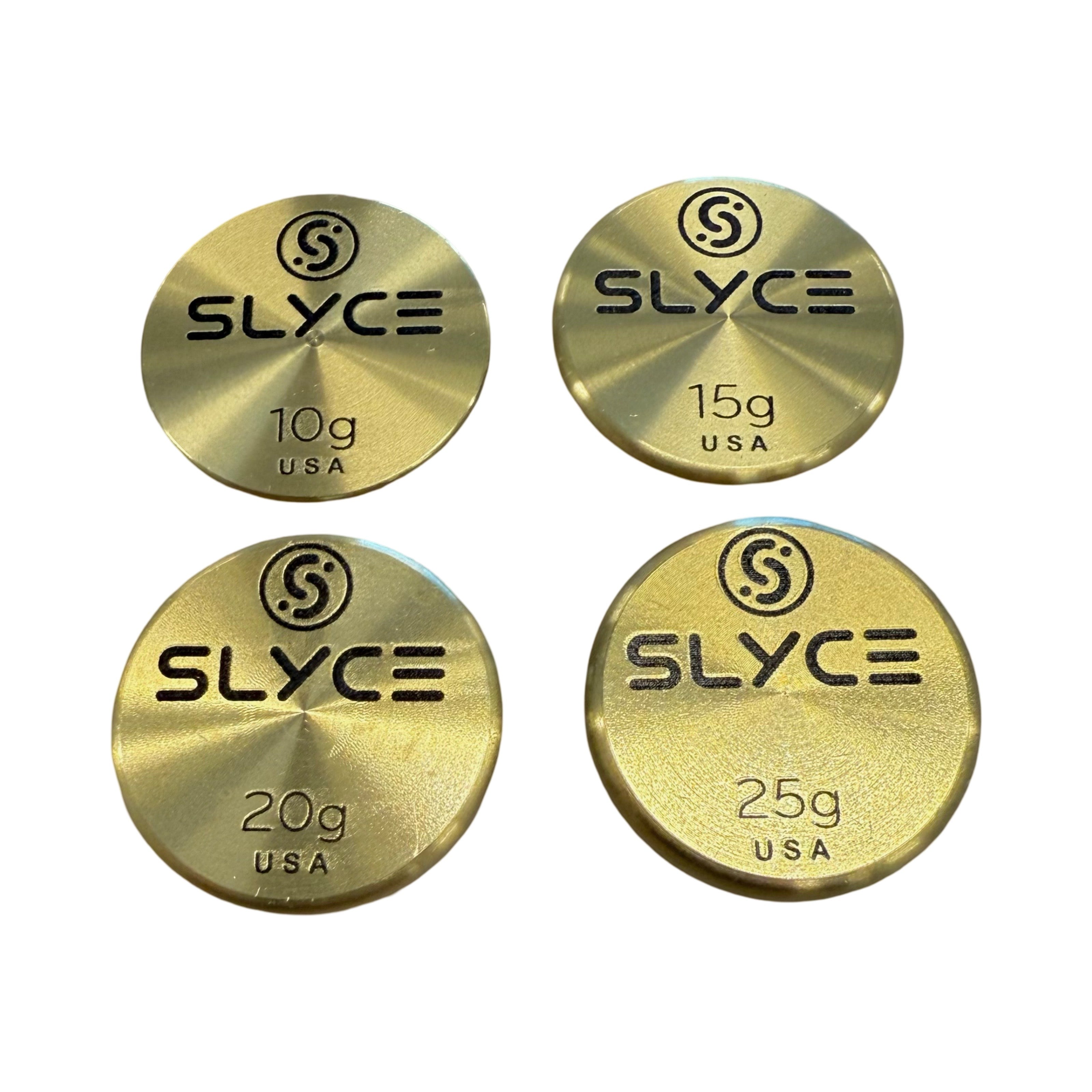 SLYCE SpeedCoins Gold Edition - Pickleball Paddle Handle Weights